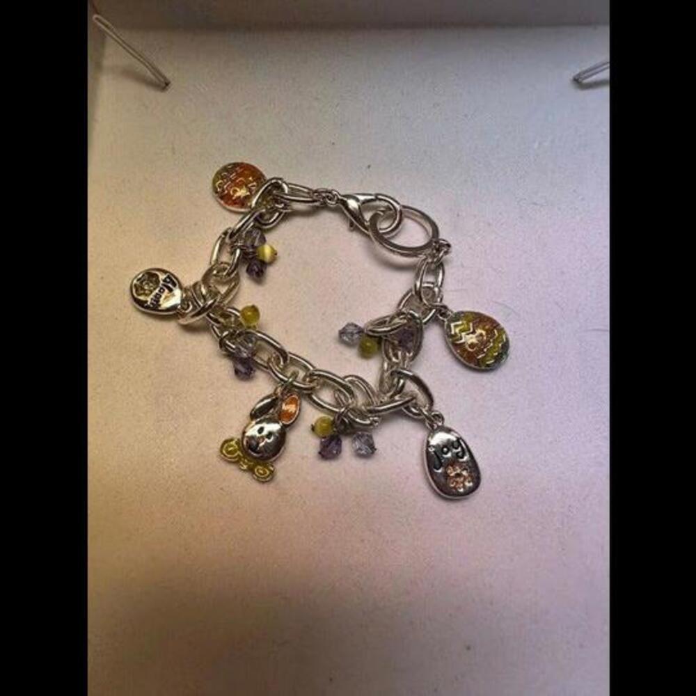 Enhance Your Easter Ensemble with an Enchanting Easter Charm Bracelet!